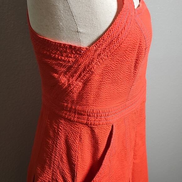 Maeve by Anthropologie Fit and Flare, A-line, Cotton, Cottagecore, Midi Dress 6 - Picture 3 of 14